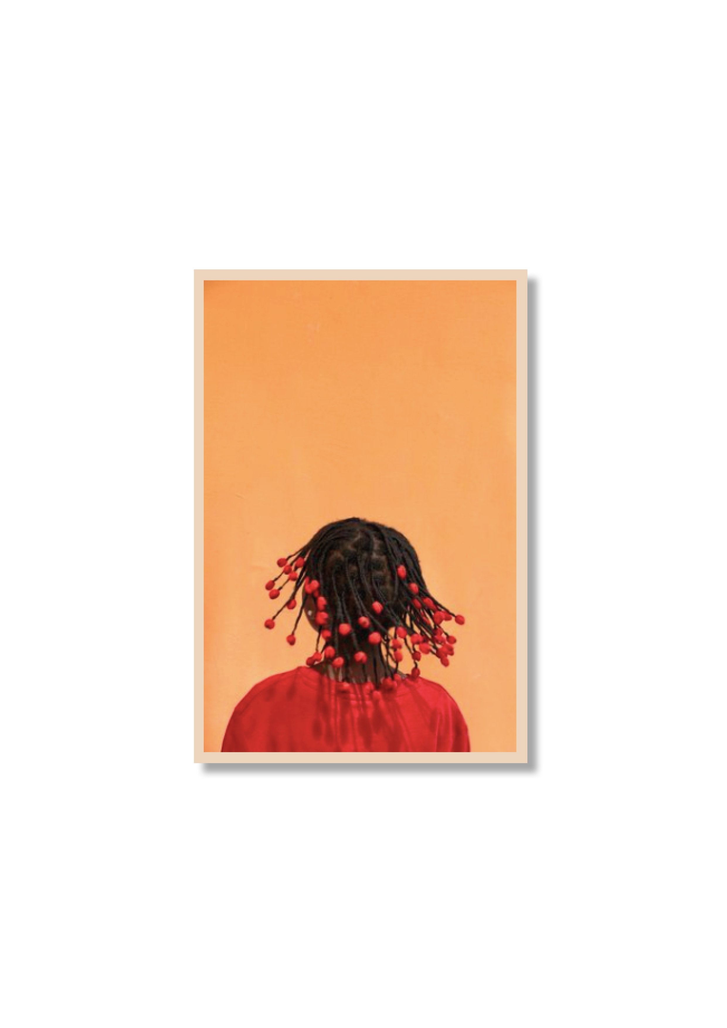 Laura Bonnefous  | Red beads against orange